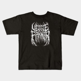 Veggie Farmer - Death Metal Logo Kids T-Shirt